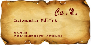 Csizmadia Márk névjegykártya